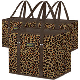 Baleine bolsa de compra Leopardo, amplia capacidad para tus compras diarias.
