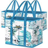 BALEINE 3Pk bolsas con base reforzada y asas largas para carga cómoda