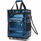 BALEINE bolsa de compra con ruedas, vista frontal, ideal para compras grandes.