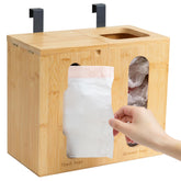 Bambition dispensador-basura y bolsas-de-compra: acceso rápido en la cocina.