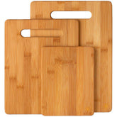 Bambüsi tablas de corte set 3 grandes para carne y verduras