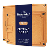 Barenthal tabla de corte grande XL, apta para lavavajillas, ideal para grandes preparaciones.