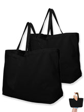BasicList: bolsa extragrande de lona abierta para compras diarias.