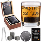 Bayelove vaso whisky 12oz para papá perruno, experiencia de degustación elegante.