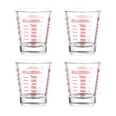 BCnmviku vasos medidores 4pack para recetas precisas en la cocina