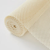 Beautysaid forro estante cocina crema blanco tejido, antideslizante y orden diario.