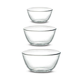 BECFISH tazones de vidrio borosilicato para mezclar con claridad