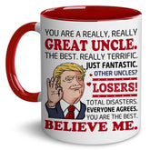 Taza BECHUSKY para tío con diseño de San Valentín, regalo sentimental.