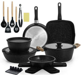 becigar juego 23 piezas ollas cerámicas para cocinar de forma uniforme