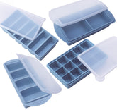 BECOKIT moldes congelar azules 4pack para porciones fáciles