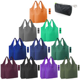 BeeGreen bolsas de compra reutilizables coloridas, 20 pack, ideales para organizar la compra diaria.