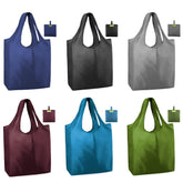 BeeGreen bolsas de compra grandes 6 unidades plegables para compras duraderas.