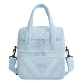 Beenlove bolsa de almuerzo azul, vista general del diseño práctico.