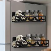 Beeveer bandeja magnética para especias frente al refrigerador, acceso rápido