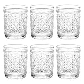 Vasos Bekith 9,5 oz con toque romántico para bebidas y cócteles.