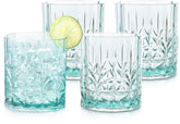 Bellaforte vaso corto 13oz aguamarina con cristal claro para cocteles