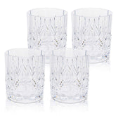 Vasos Bellaforte Tritán 13oz, conjunto de 4, ideal para reuniones elegantes.