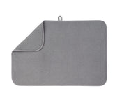 Bellemain alfombrilla secado XXL gris 24x17, gran absorción para platos grandes