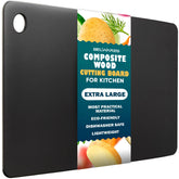 Tabla Belwares de corte compuesta en pizarra negro 18x12 para cocina elegante