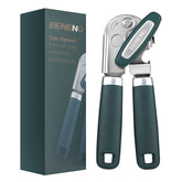Beneno abrelatas manual con cuchilla de carbono afilada para cortes limpios