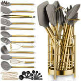 Berglander 38 piezas de utensilios de cocina dorados, juego completo para cualquier receta.