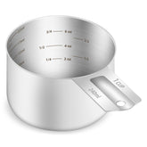 BERYLER medidor de una taza 240 ml para hornear y cocinar con precisión.