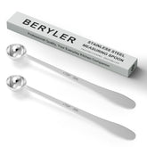 BERYLER cucharadita de mango largo para alcanzar recipientes profundos con precisión.