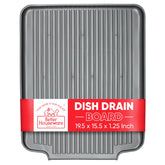 Bandeja drenante Better Houseware en acero metalico para secar platos sin goteo