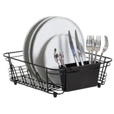 Better Houseware escurridor dos piezas en fregadero para secado rápido de platos