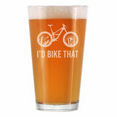 Bevvee: vaso de cerveza 16 oz con temática ciclista para disfrutar tras la ruta.