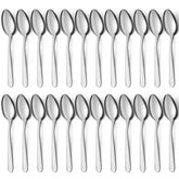 BEWOS juego-cucharas-24-piezas-7-5-pulgadas: duraderas para uso diario en casa