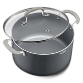 Olla BEZIA de 10 cuartos con tapa cerámica para cocina familiar