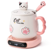 Bgbg calentador de taza mini para escritorio, mantiene bebidas calientes.