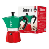 La Moka Express de Bialetti en rojo ofrece café auténtico en casa.