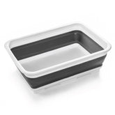 BINO Lavabo colapsable blanco, ahorro de espacio en la cocina