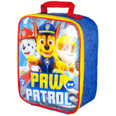 Bioworld bolsa almuerzo Paw Patrol frente con Chase, Marshall y Rubble, diseño llamativo