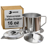 Birdee phin vietnamita 16 onzas duradero para preparar café fuerte y aromático en casa.
