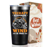 BirGILT Tumbler doble capa mantiene bebidas frías o calientes por más tiempo.