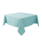 Mantel Biscaynebay cuadrado 54x54 en azul Auqa Card para mesa elegante.