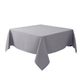 Mantel Biscaynebay 54x54 en textura cuadrada, plata gris, elegante para mesa.