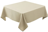Mantel Biscaynebay cuadrado 70x70 sobre mesa, elegante para comedor