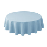 Mantel Biscaynebay de 60 pulgadas, azul claro, ambiente comedor elegante