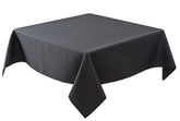 Mantel Biscaynebay negro con textura, ideal para cenas elegantes.