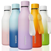 BJPKPK Botella térmica de color purpura para hidratación duradera.