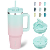 BJPKPK vaso con manija y pajilla para bebidas a temperatura estable