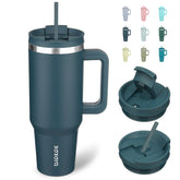 BJPKPK vaso-40-onzas con mango y tapa, mantiene bebidas a temperatura