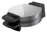 BLACK+DECKER WMB500, gofre belga de 7,25 pulgadas para porciones para compartir.