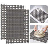 Bligli dos-pack mat fregadero PVC ajustable protegiendo la superficie