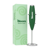 Bloom Nutrition espumador leche manual, crea espuma suave para café y capuchino.
