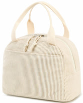 Bluboon bolsa de almuerzo corduroy gran capacidad mantiene tus comidas frescas